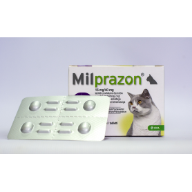 Милпразон 16 мг/40 мг таблетки от глистов для кошек №4 