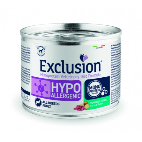 Консерва Exclusion Hypoallergenic з олениною для собак з харчовою алергією 200 г