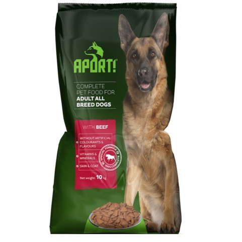 Aport корм для дорослих собак усіх порід з яловичиною 10 кг