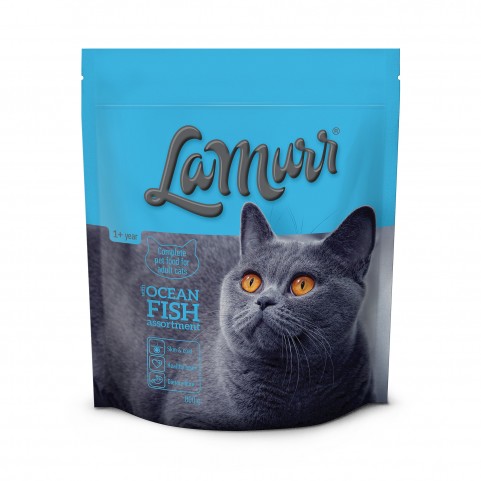 La Murr корм для дорослих котів з океанічною рибою та м'ясом птиці 800 г