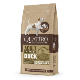 Quattro Adult Duck Small Breed корм для дорослих собак дрібних порід з качкою 7 кг