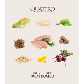 Quattro Adult All Breed корм для дорослих собак всіх порід з куркою 12 кг