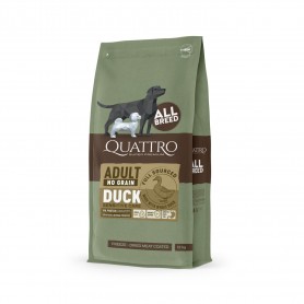 Quattro Adult All Breed Duck беззерновий корм для собак усіх порід з качкою 12 кг