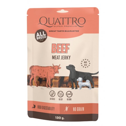 Ласощі Quattro м'ясні джерки з яловичини 130 г