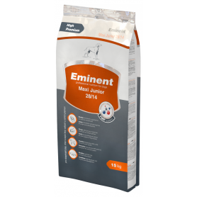 Корм Eminent Maxi Junior для підростаючих цуценят великих та гігантських порід 15 кг