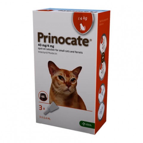 Принокат 40 мг капли от блох и клещей для кошек до 4 кг №3