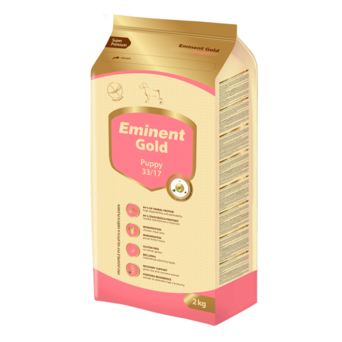 Eminent Gold Puppy корм для щенков, беременных и кормящих сук мелких и средних пород 2 кг